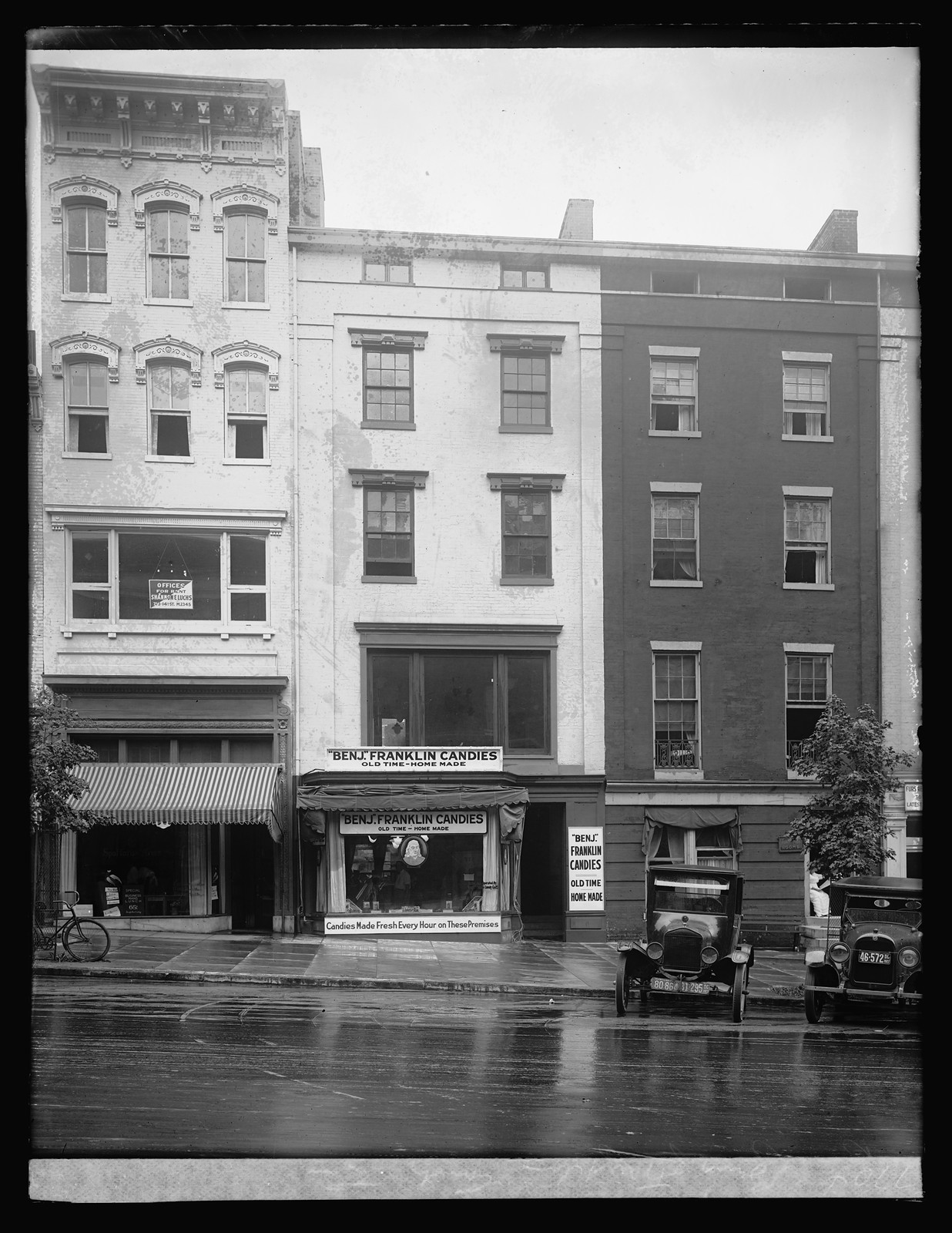 Benj. Franklin Candy Co., [Washington, D.C.], [between 1921 and 1922] — historic photograph