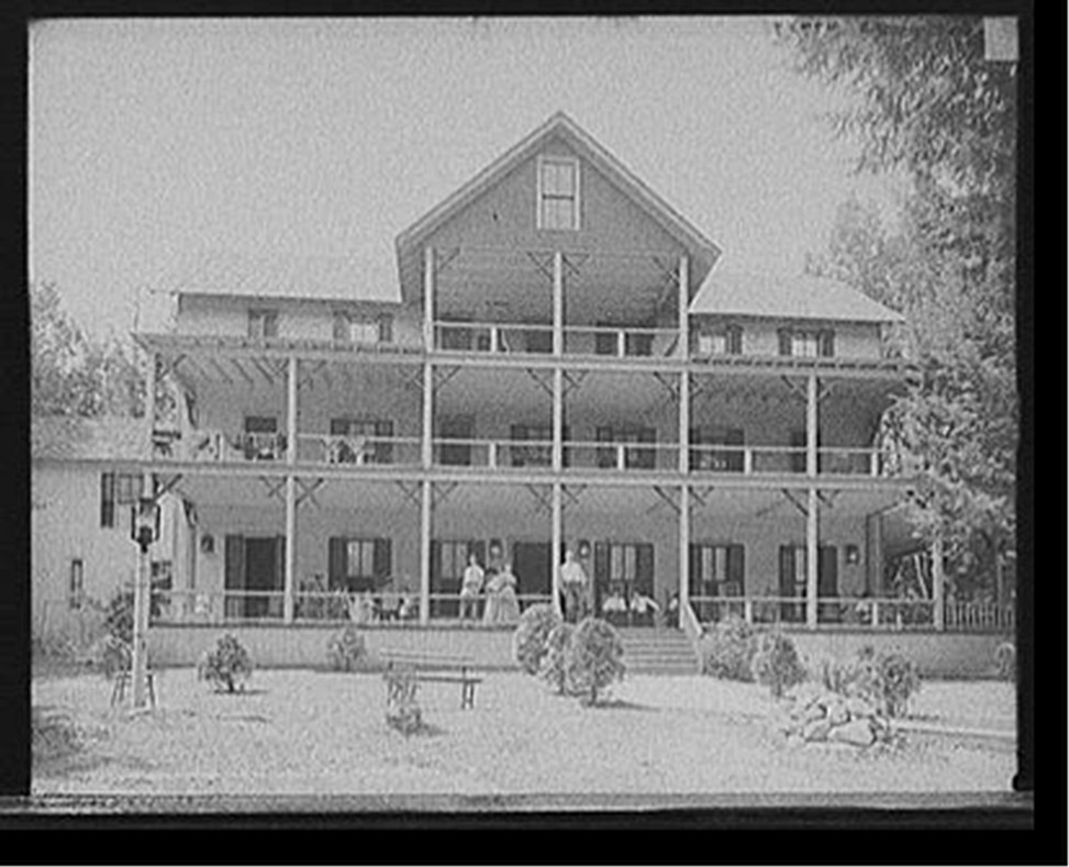 Horicon Lodge, Cleverdale, Lake George, N.Y., [1907?] — historic photograph