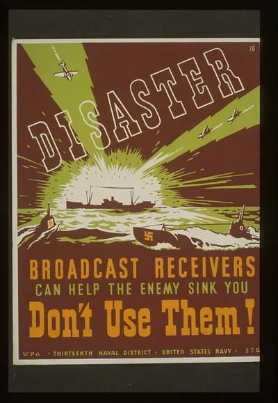 Disaster Broadcast receivers can help the enemy sink you (S) Dont use them! / ETG.