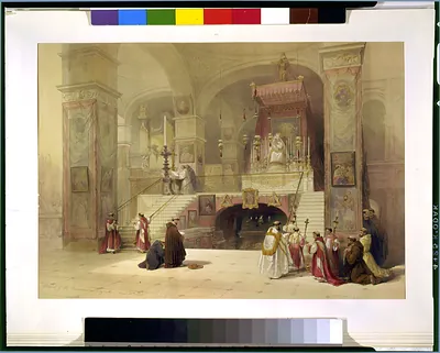 Chapel of the Annunciation Nazareth April 28th 1839