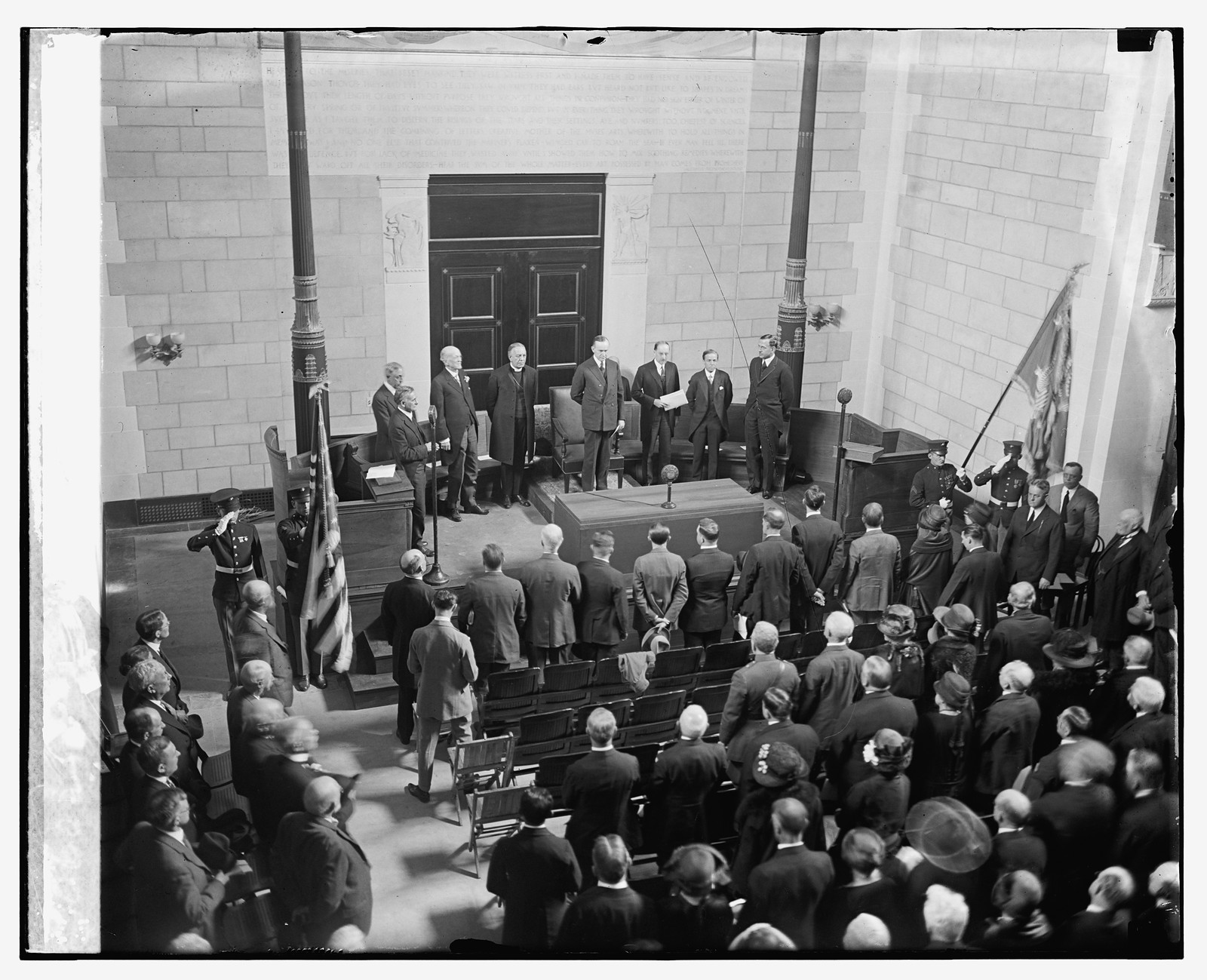 [Dedication Nat Academy Science & Research Council 306, 4/28/24], [19]24 April 28. — historic photograph