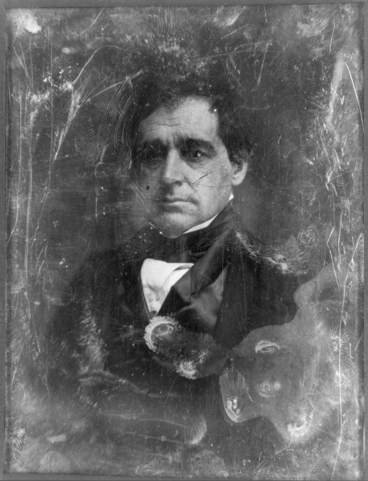 [Hannibal Hamlin, head-and-shoulders portrait, facing slightly to left], [between 1844 and 1860] — historic photograph