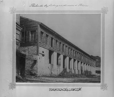 [The wells and trellis for stout leather of the tannery in Beykoz]