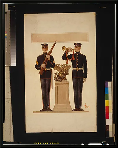 [Two Marines] / J.C. Leyendecker.