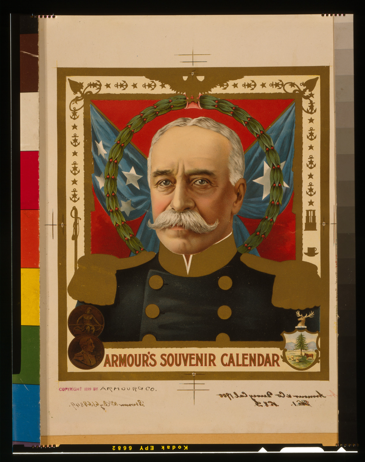 Armour's souvenir calendar, c1899. — antique lithograph