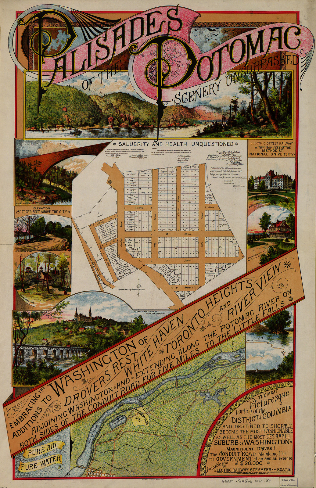 Palisades of the Potomac: Scenery Unsurpassed — historic image