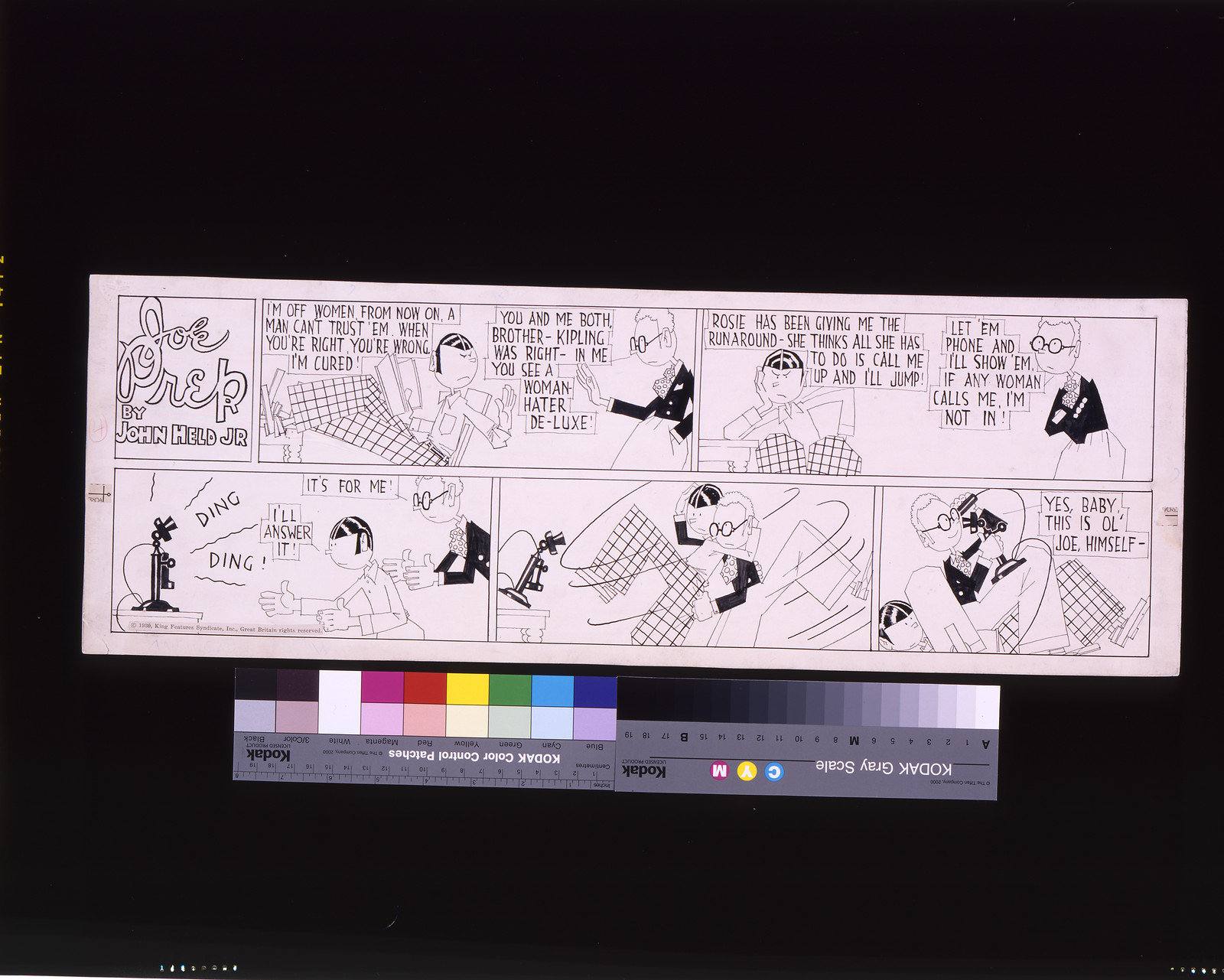 Joe Prep. I'm off women from now on ... / by John Held, Jr. — historic drawing