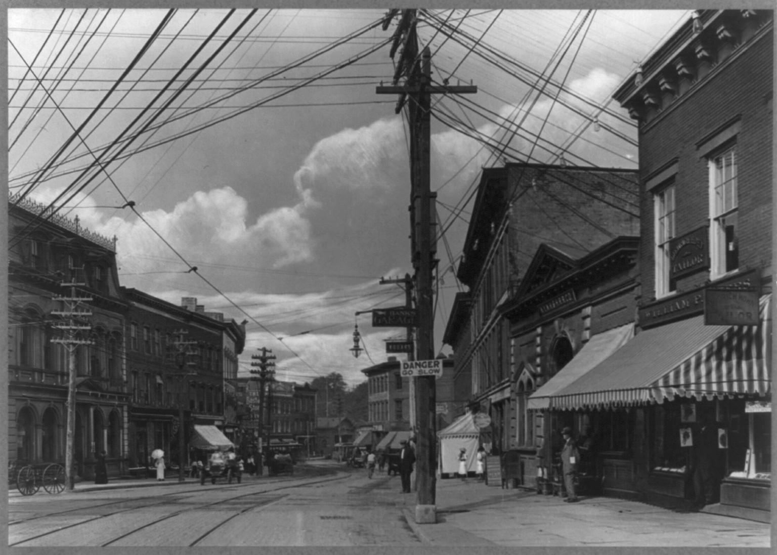 Wall Street, Norwalk, Connecticut, [no date recorded on caption card] — historic photograph