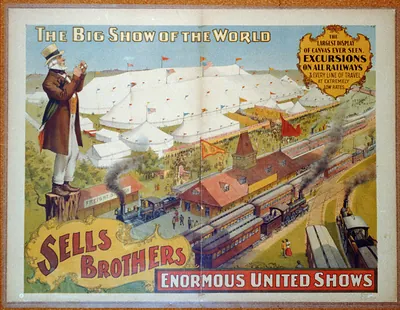 Sells Brothers Enormous United Shows ... The big show of the world ...