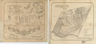 Topographical plan of the grounds of the Government Hospital for the Insane