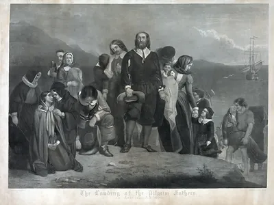 The Landing of the Pilgrim Fathers in America, A.D. 1620