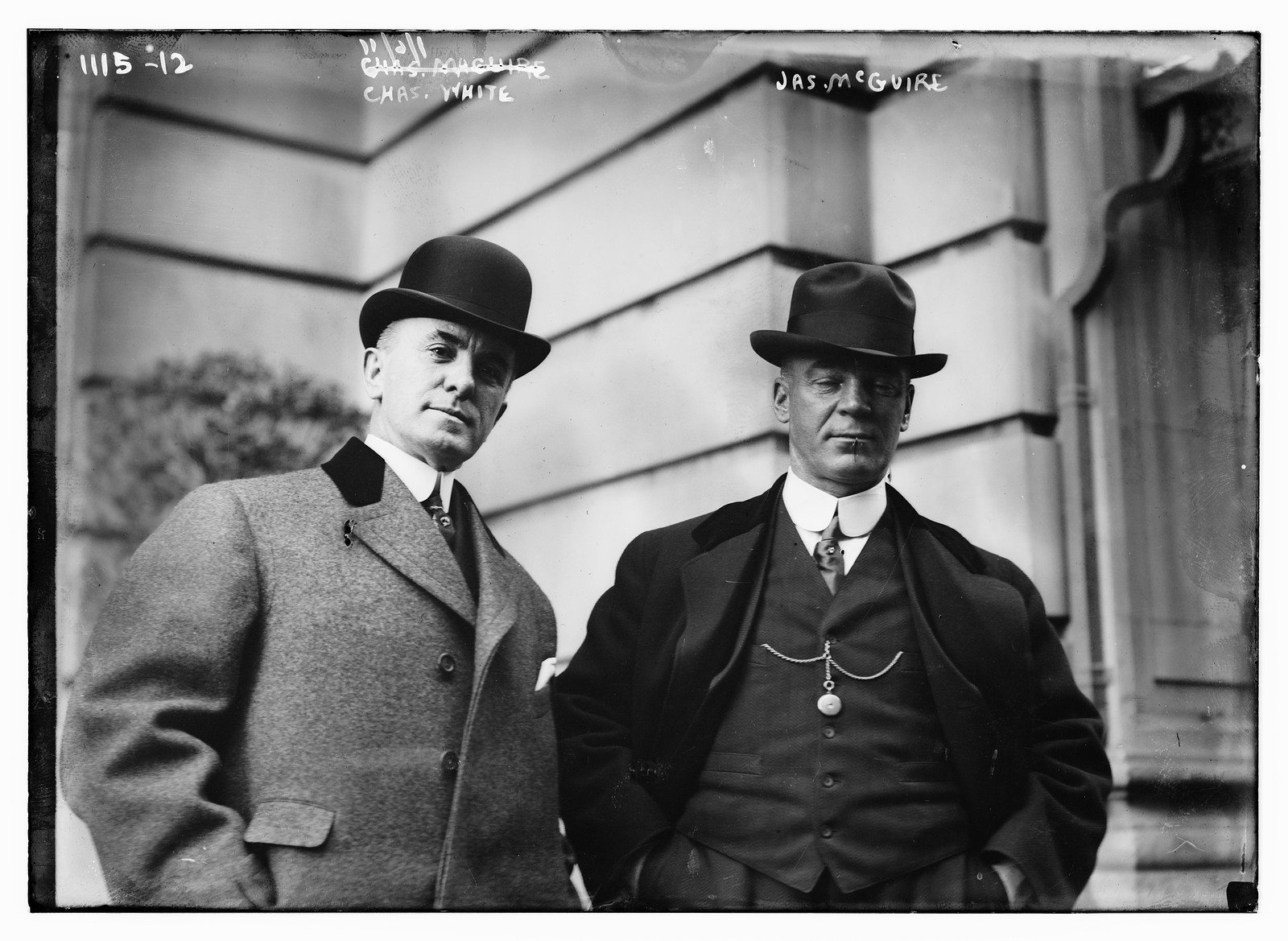 Chas. White and Jas. McGuire, n/a — historic photograph
