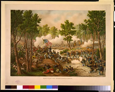Battle of Spottsylvania--Engagements at Laurel Hill & NY River, Va. ... May 8 to 18, 1864.