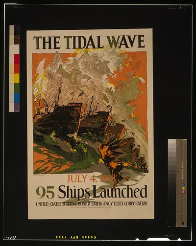 The Tidal Wave: July 4, 1918, 95 Ships Launched