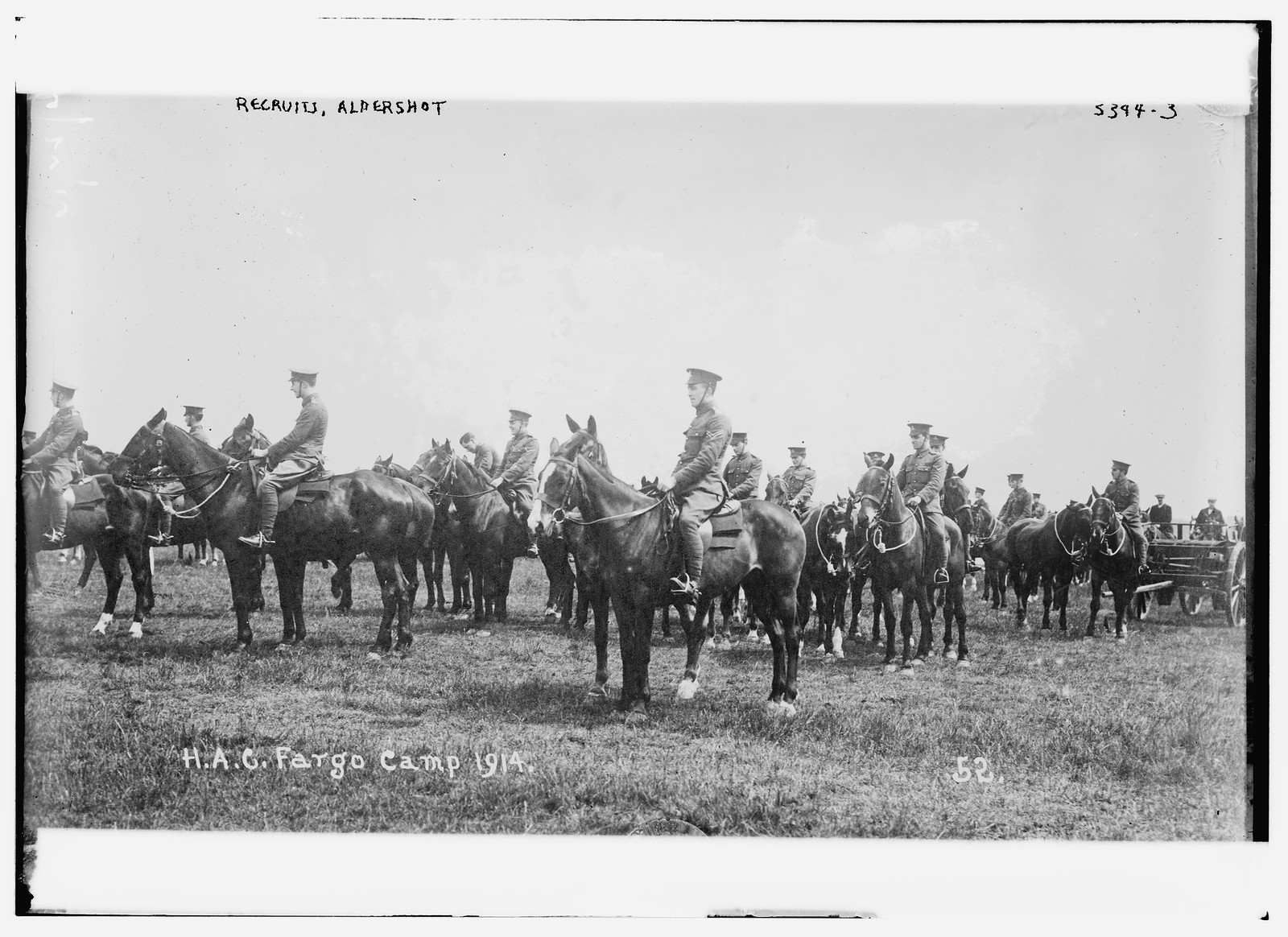 Recruits, Aldershot, n/a — historic photograph