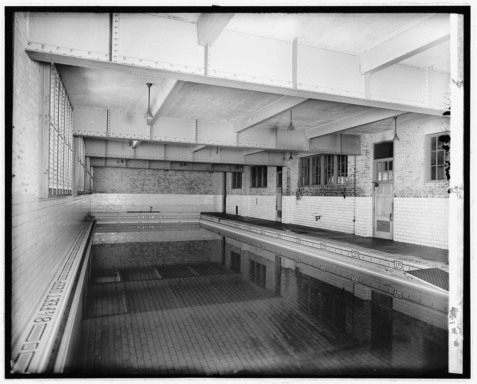 Central High School, [Washington, D.C.], swimming pool, [between 1910 and 1926] — historic photograph