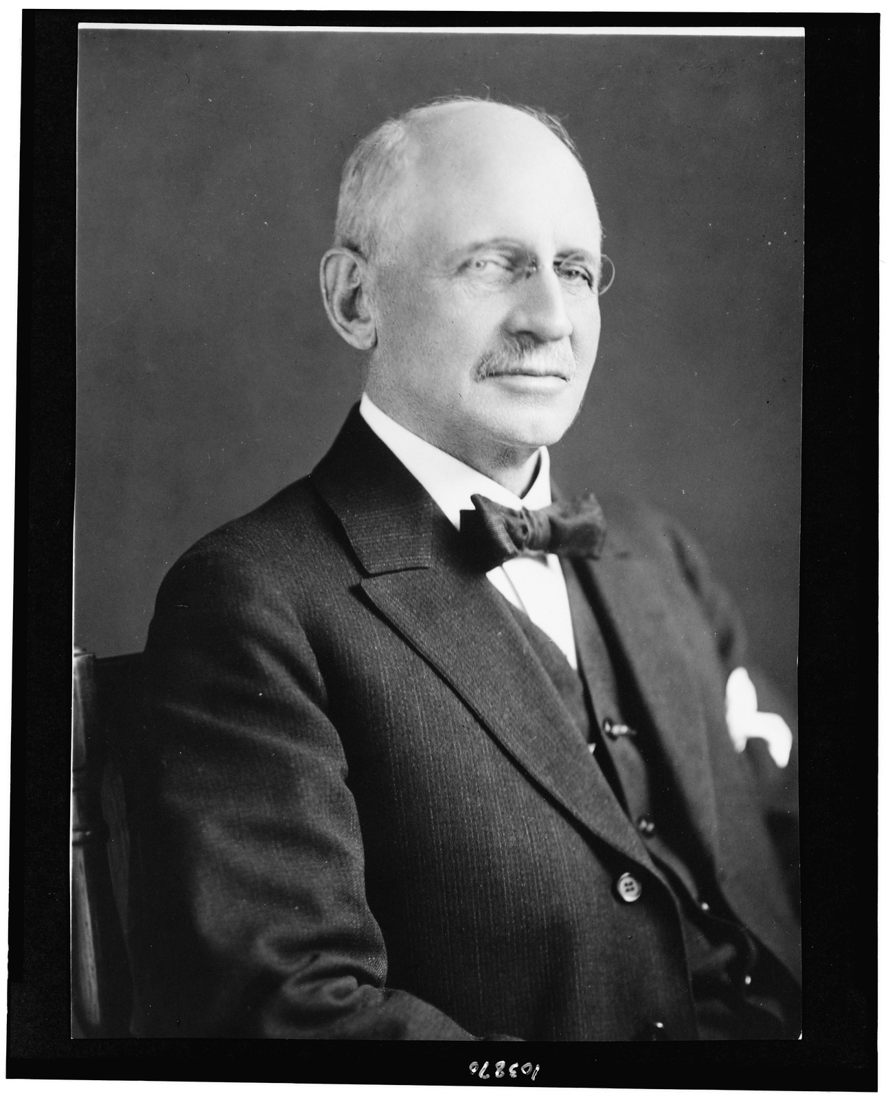 [James Cox Davis, half-length portrait, facing right], [between 192-?] — historic photograph