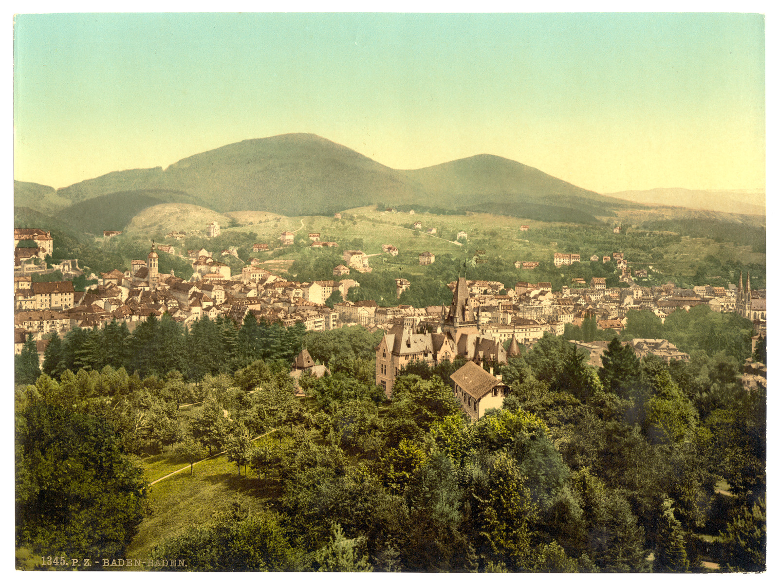 Baden-Baden Baden Germany, [between ca. 1890 and ca. 1900]. — historic print