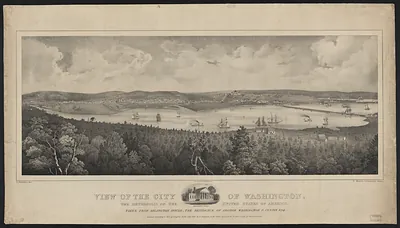 View of the City of Washington, taken from Arlington House