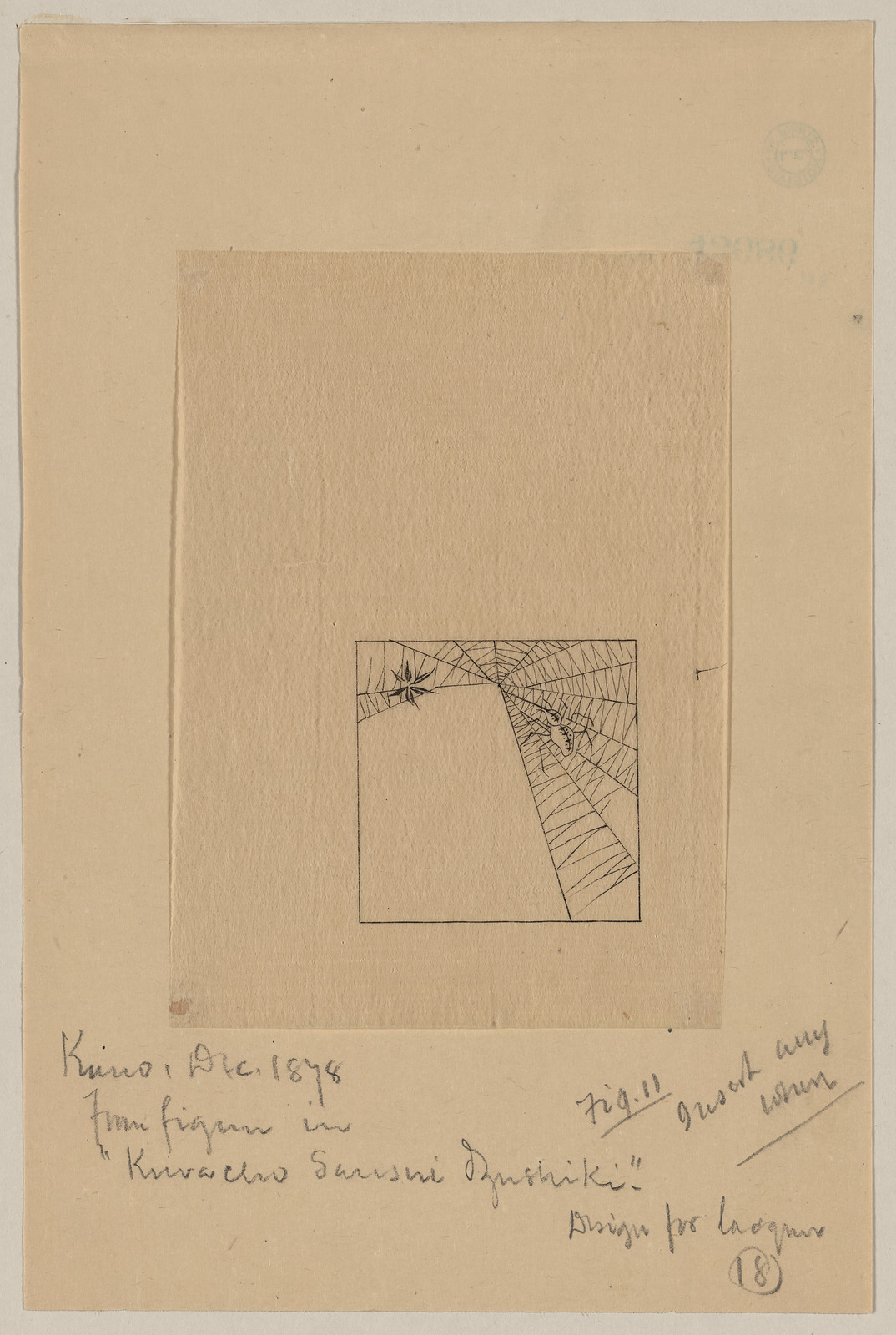 [Japanese drawing], 1750 — historic drawing