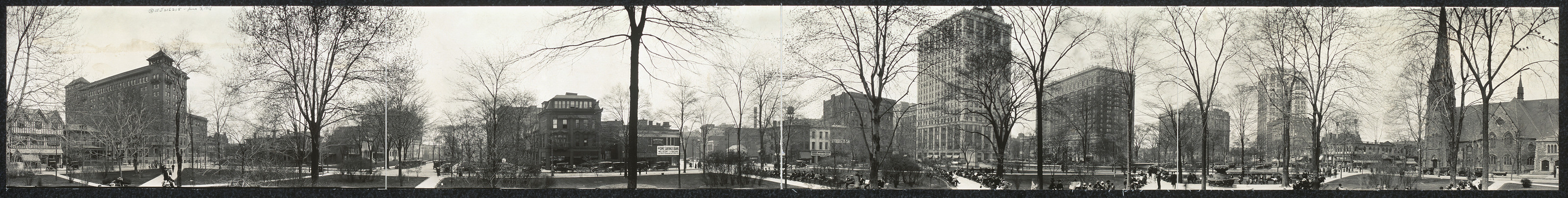 Grand Circus Park Detroit, Michigan, 1916, 1916 — historic image