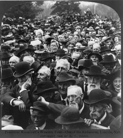 President Roosevelt's Western Tour - One of his Audiences, Lincoln, Neb.