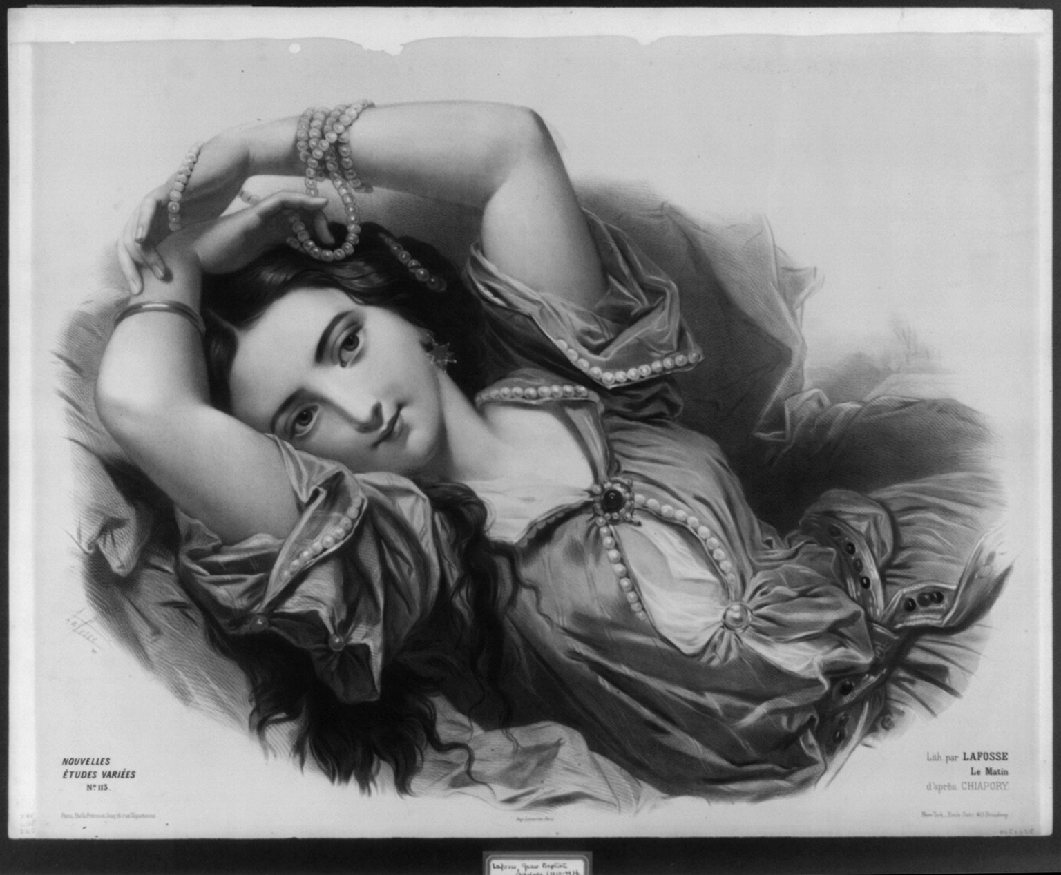 Le Matin, [no date recorded on caption card] — antique lithograph