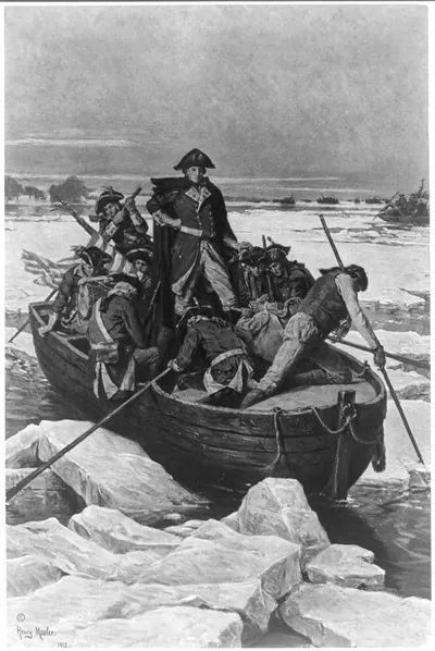 [George Washington crossing the Delaware River]