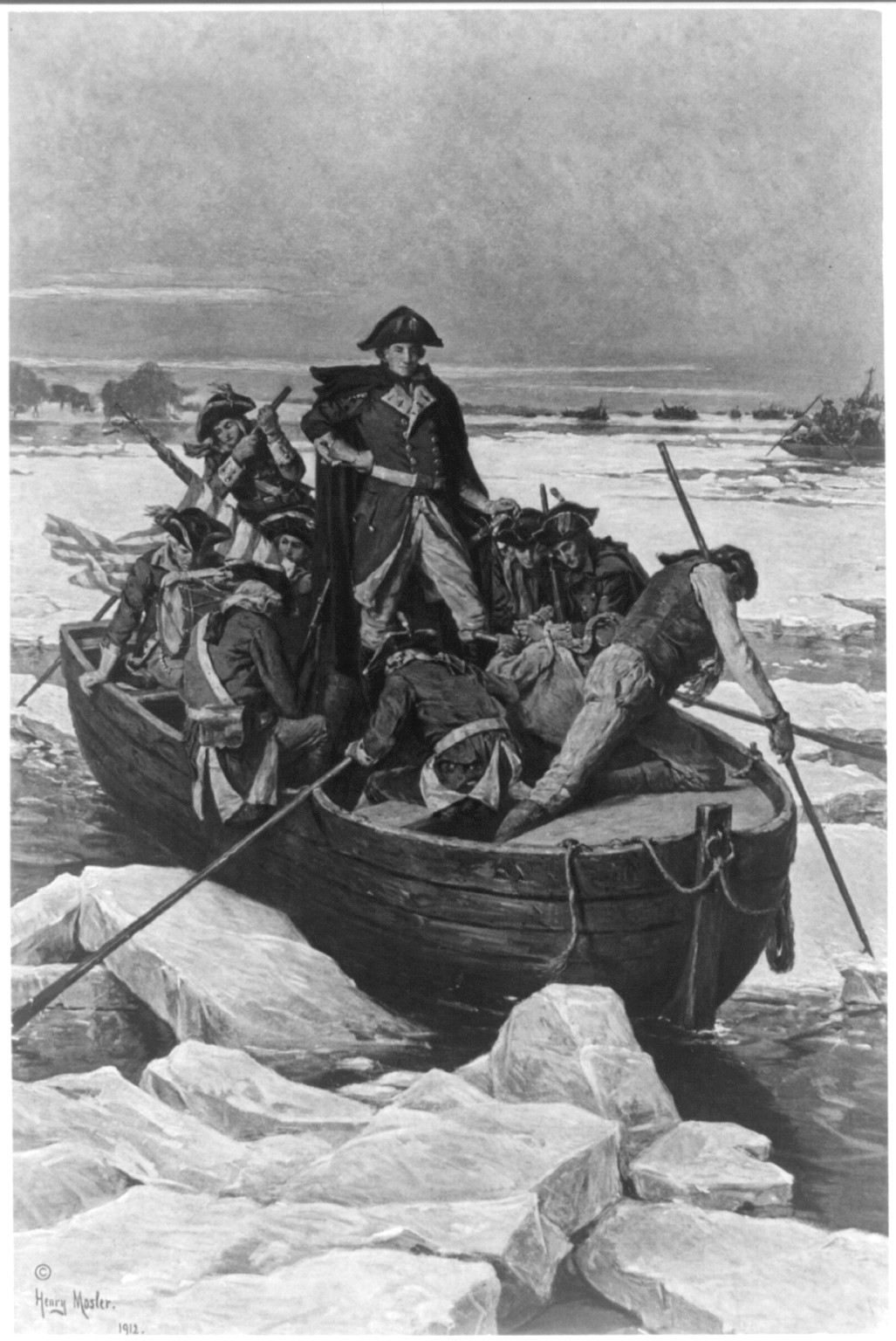[George Washington crossing the Delaware River], c1912, c1913. — historic print