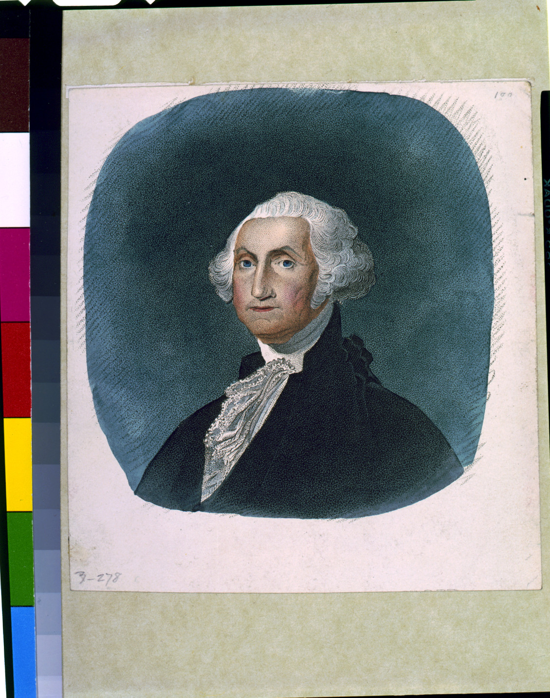 [George Washington, head-and-shoulders portrait, facing left], [between 1820 and 1869(?)] — antique engraving