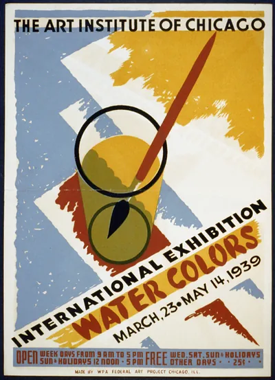 International exhibition - Water colors The Art Institute of Chicago - March 23 - May