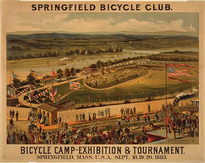 Springfield Bicycle Club: Bicycle Camp-Exhibition & Tournament, 1883