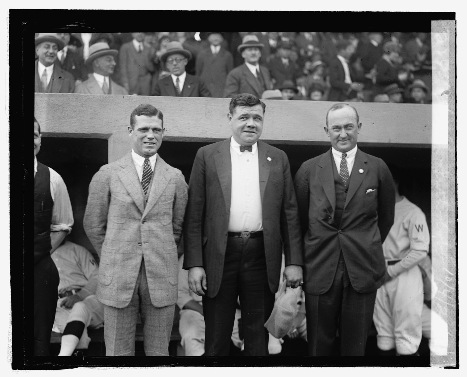 Sisler, Ruth, Cobb, 10/4/24, [19]24 October 4. — historic photograph