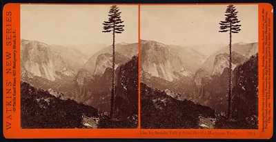 The Yosemite Valley from the old Mariposa Trail.