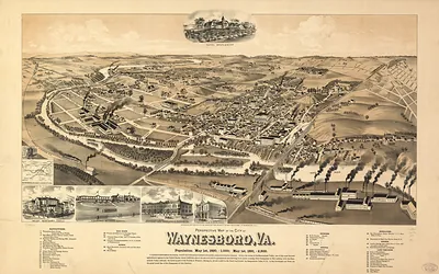 Waynesboro, Virginia, 1891