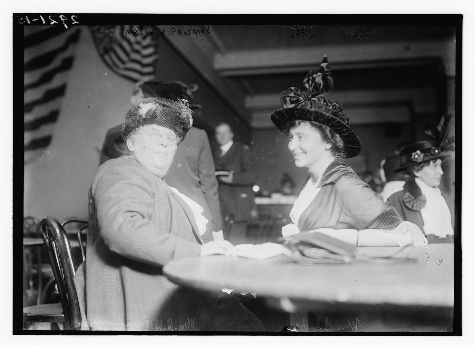 Mrs. R.H. Passman and Mrs. Slade, n/a — historic photograph