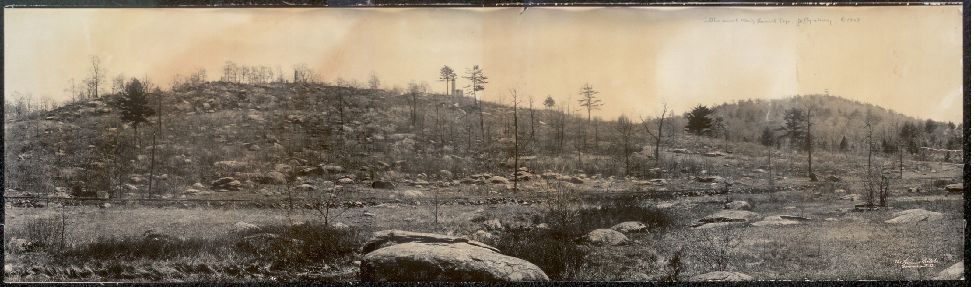 Little Big Round Top, Gettysburg, Pennsylvania, 1909, 1909 — historic image