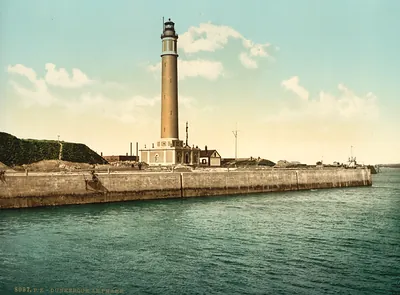 The lighthouse Dunkirk France