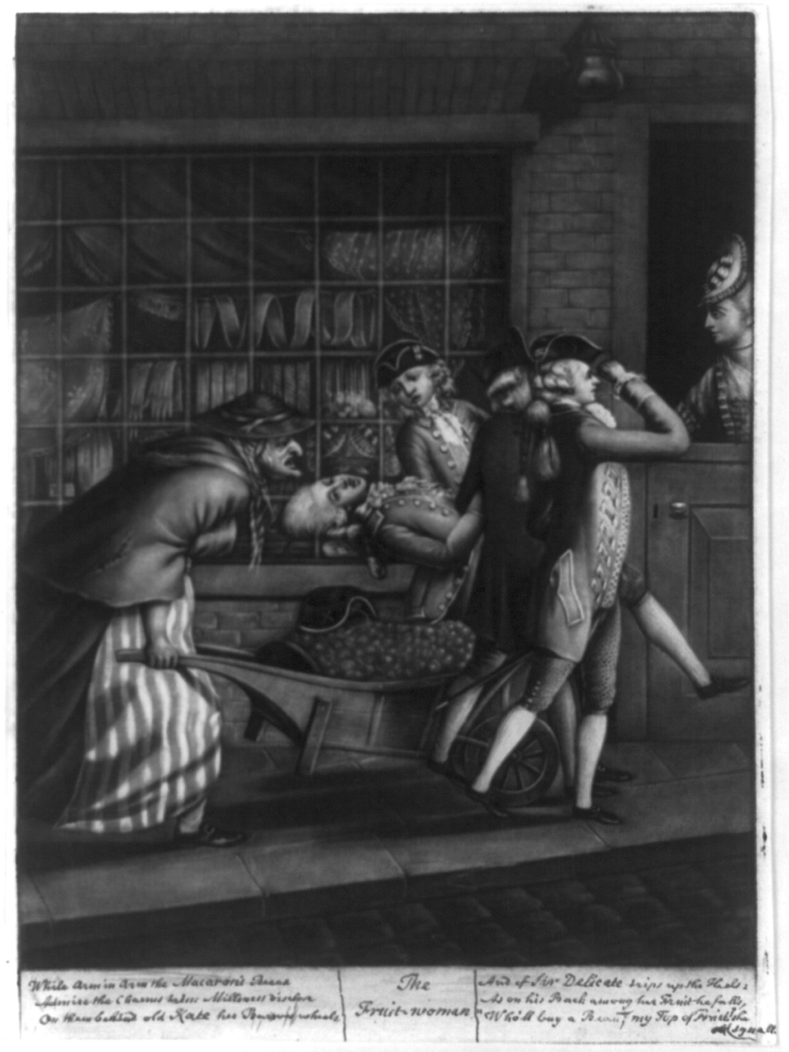 The fruit woman, [England : Publisher not named, 1788] — historic print
