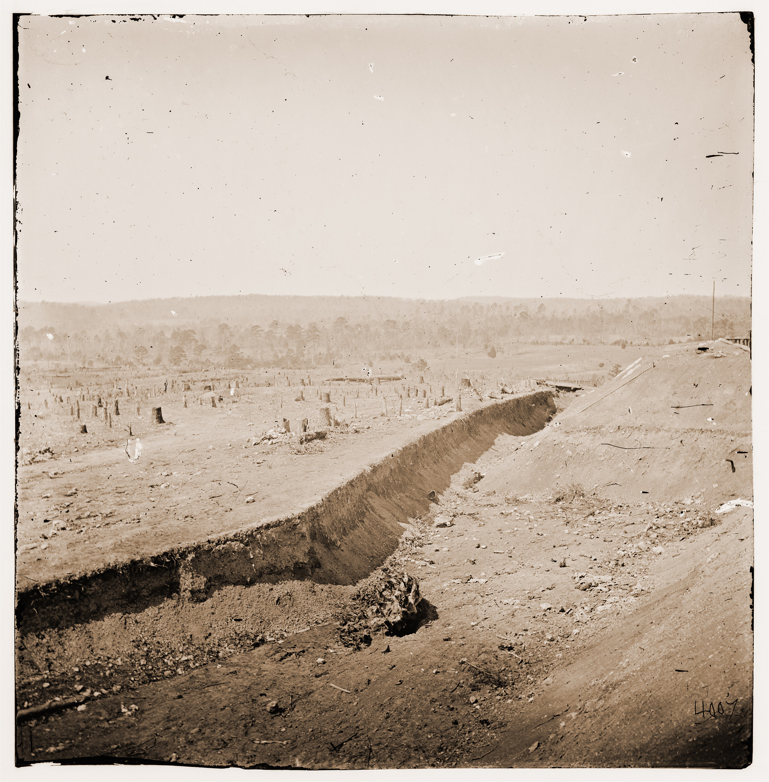 Savannah Georgia (vicinity). View of Fort McAllister on the Ogeechee River, 1864 — historic photograph