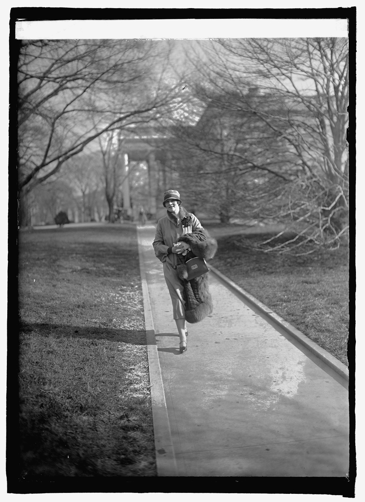 Irene Rich at W.H., [i.e., White House, Washington, D.C.], 12/14/25, [19]25 December 14. — historic photograph