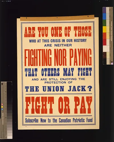 Fight or pay. Subscribe now to the Canadian Patriotic Fund