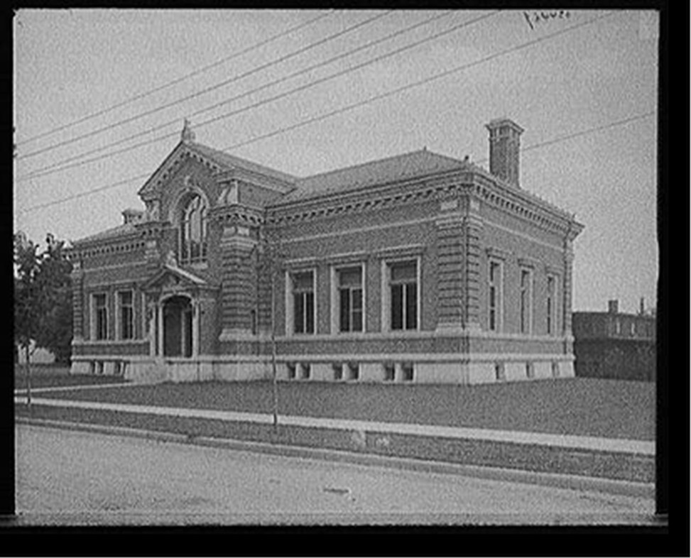 [Carnegie Library, Burlington, Vt.], [1907?] — historic photograph