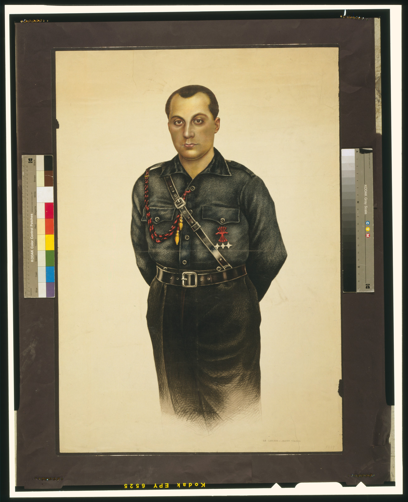 [José Antonio Primo de Rivera], Tolosa : Printed by Gs. Laborde y Labayen, [between 1936 and 1939] — vintage poster