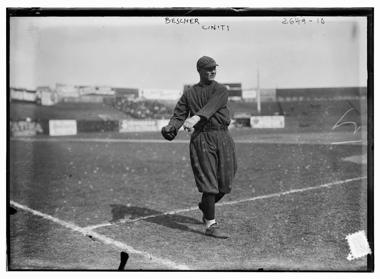 Bob Bescher, Cincinnati NL (baseball), [1913] — historic photograph