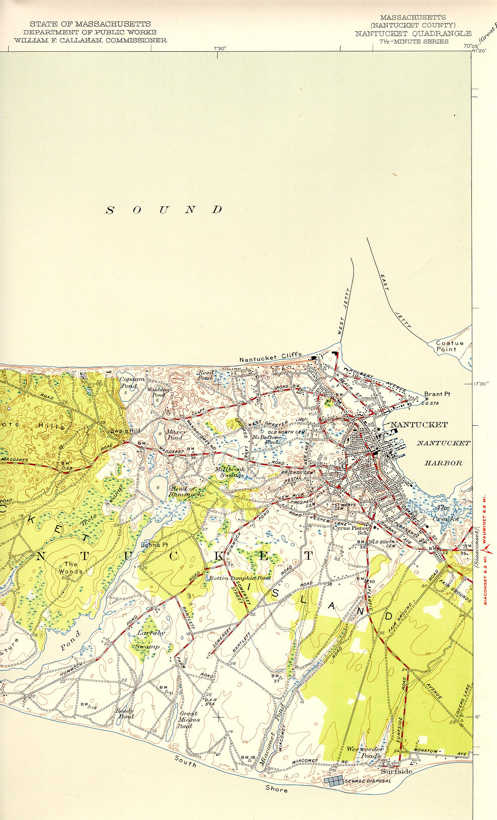 nntc 51 ne, Massachusetts — antique map