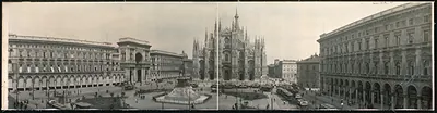 Piazza - Cathedral, Milan, Italy, 1909