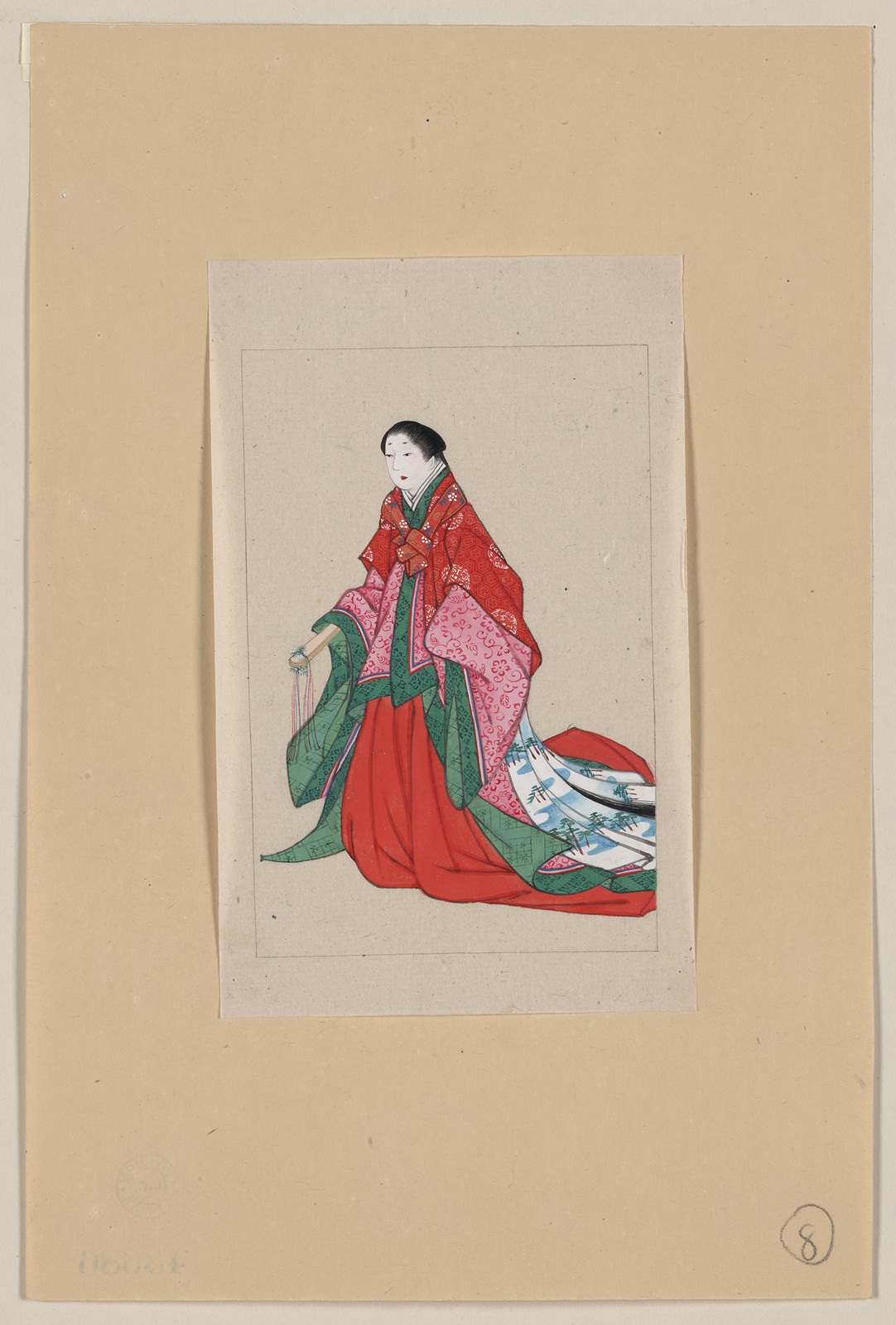 [Japanese drawing], 1750 — historic drawing