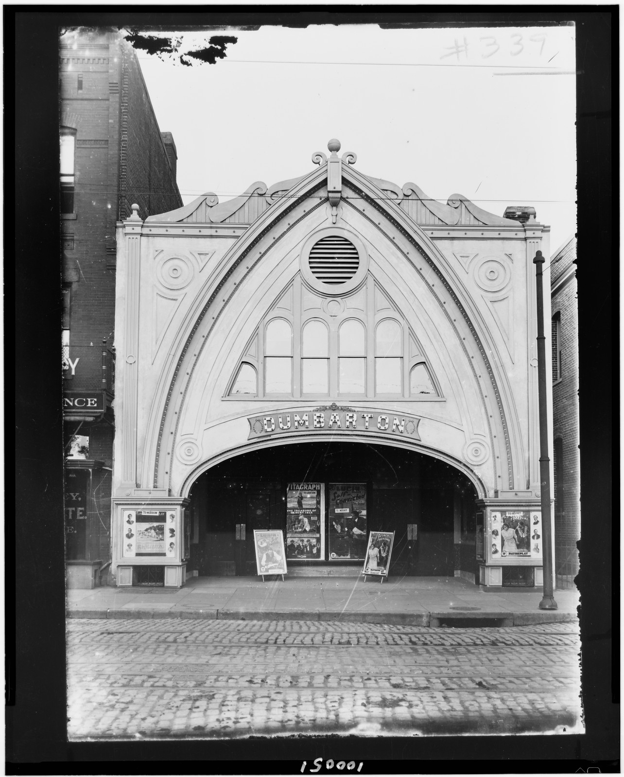[Dumbarton Theater on Wisconsin Ave., N.W., in Georgetown, Washington, D.C.], [1913] — historic photograph