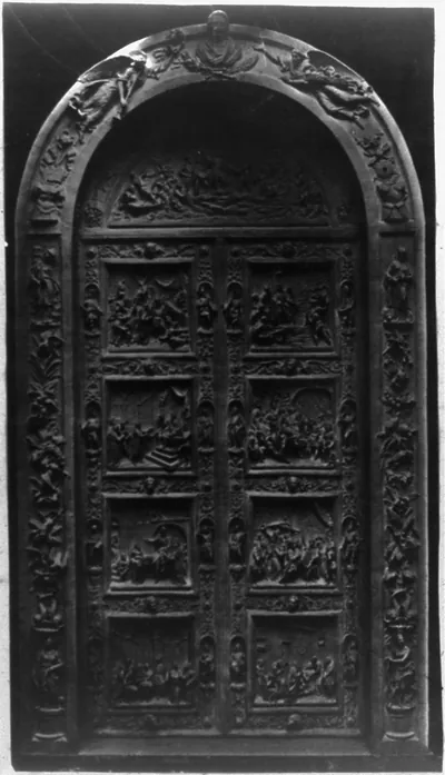 [Bronze doors for the House wing (later moved to the central east front entrance), U.S. Capitol]